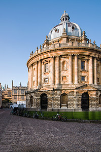 帕拉第奥201年3月日01年牛津uk拉德克里夫摄影机的圆顶建筑18世纪帕拉迪式学术图书馆牛津大学背景