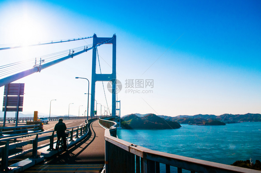 Kursimakyo桥横跨内海ehimjapn图片