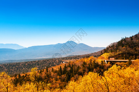 秋天和山丘的景象脉图片