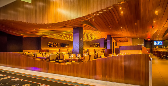 豪华高档餐厅在拉斯维加纳瓦达背景图片