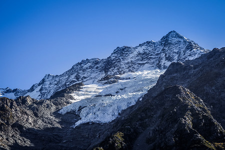 鸡谷的冰川花木山烹饪新西兰烹饪山的冰川图片