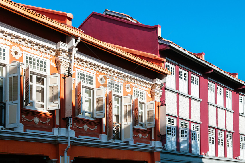 2013年12月18日新加坡新加坡唐人街著名旅游区京赛路多彩的老殖民地巴巴Nyoya传统住宅图片
