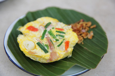 北泰式的发酵猪肉加鸡蛋图片