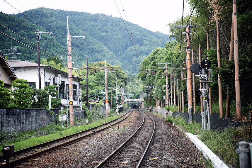 日本铁路火车京都图片