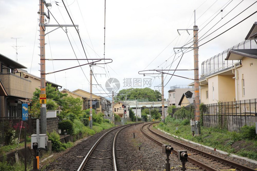 日本铁路火车京都图片