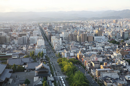 京都日出风景图片