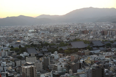 京都日出风景图片