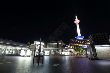 夜间日本京都风景图片