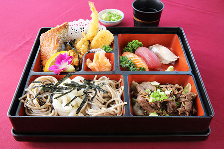 寿司和沙巴乌罗和托罗寿司高清图片