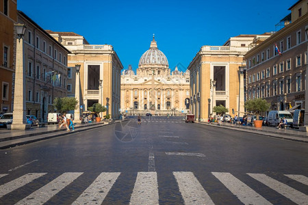 2018年月0日在梵蒂冈的圣教徒堂背景图片