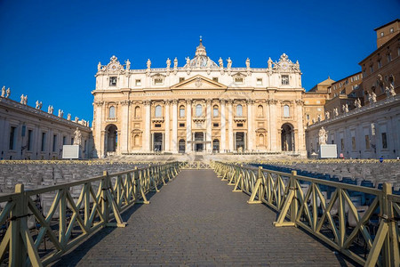 2018年月0日在梵蒂冈的圣教徒堂背景图片