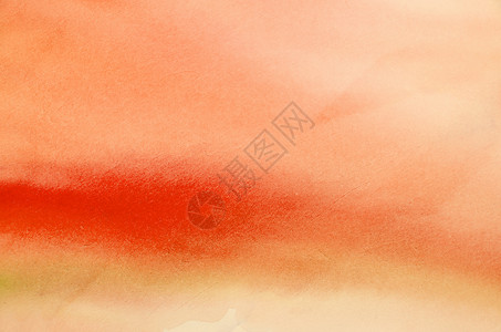 抽象橙色水彩背景图片