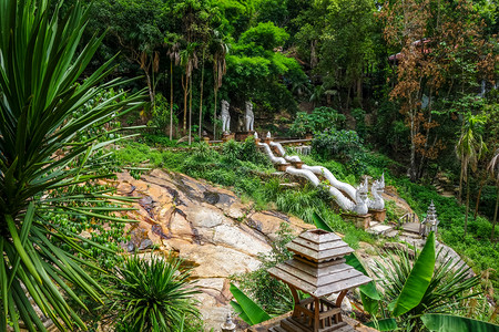 泰国清迈丛林中的古庙泰国清迈图片