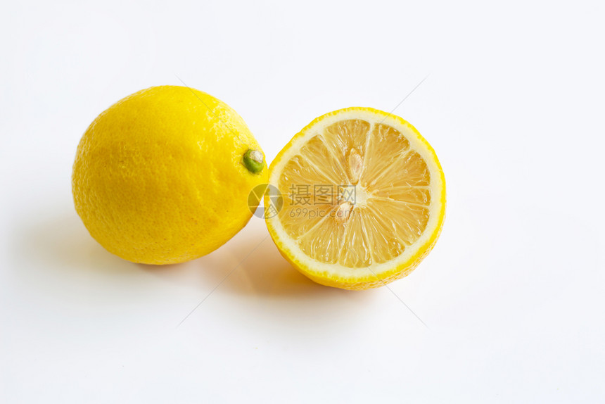 白底熟柠檬图片