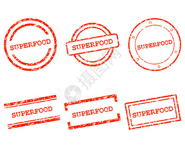 超级食品邮票背景图片
