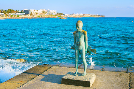 小渔民的雕像pahoscyru背景图片