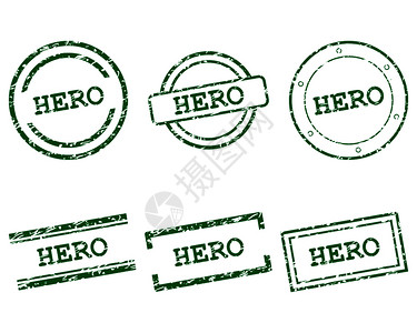 英雄邮票图片