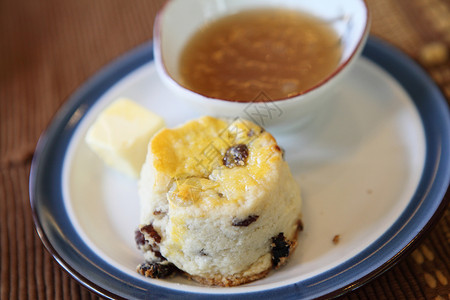 葡萄干松饼图片