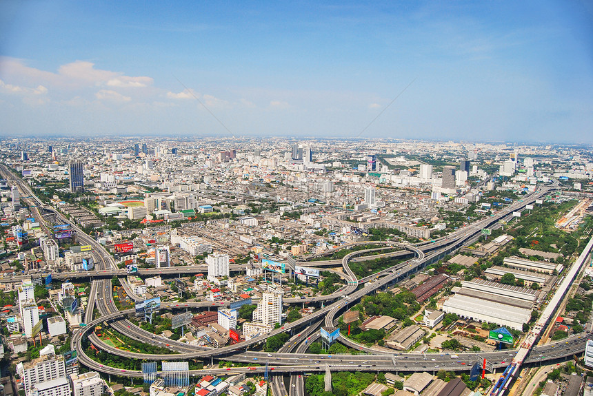 从空中看公路和城市bangko和thailnd从空中看公路和城市bangko和thailnd图片