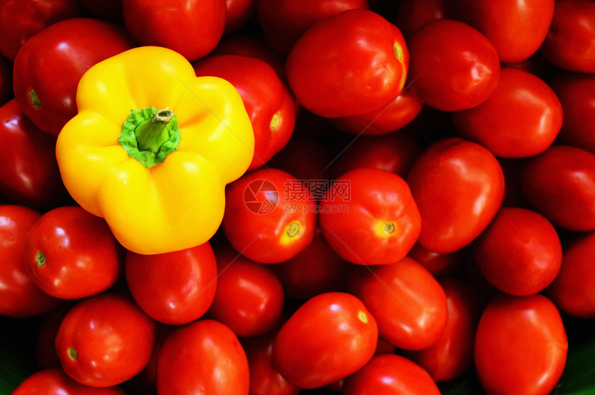 黄番茄和红天然色调黄红番茄和天然色调图片