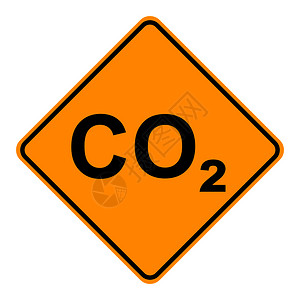 CO2和路标图片