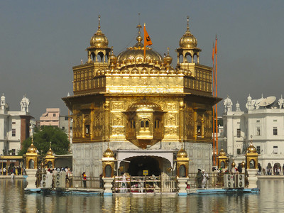 金色庙宇安利沙普纳贾布因迪亚高清图片