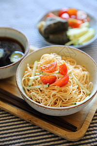 冷面日本食菜风格背景图片