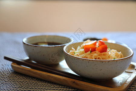 冷面日本食菜风格背景图片