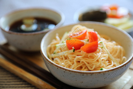 冷面日本食菜风格背景图片