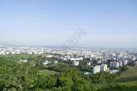 城市从山坡马哈拉施特印地亚看城市从山印地亚看城市图片