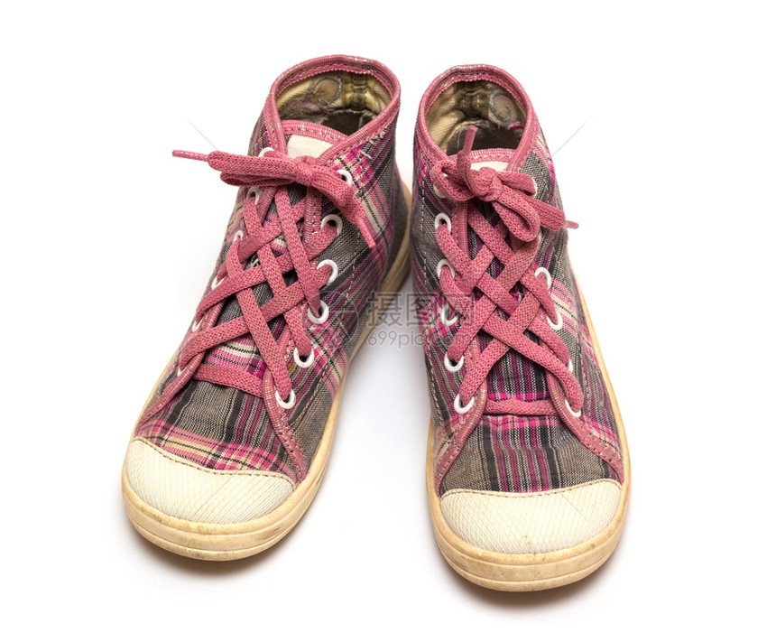 粉红儿童运动鞋图片