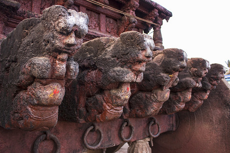 加拿斯的基座用来拉巴纳山卡里伽玛寺巴达米卡纳塔高清图片