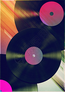 转盘抽奖海报闪发式海报有乙烯唱片设计音乐他们的背景背景