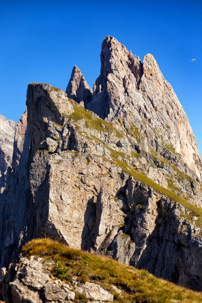 意大利多洛米特山的景色seceda图片