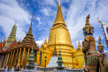 泰国曼谷大皇宫综合地标泰国曼谷大皇宫背景图片