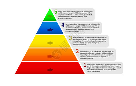 信息地理的铅生成用于应和网站演示的商业发展战略金字塔平板设计图片