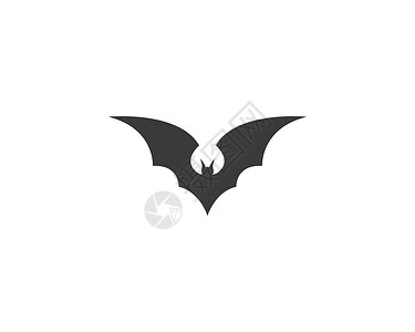 原创蝙蝠图标蝙蝠标志模板矢量图标插设计背景