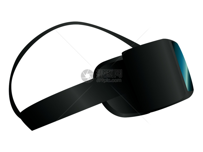 现代工具3dvr眼镜设计插图图片