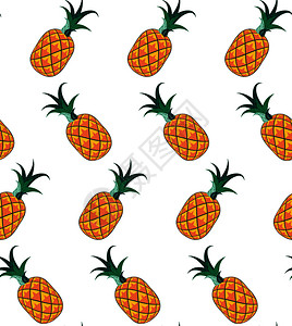 黄橙菠萝抽象背景设计图片
