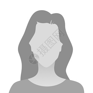 网站头部素材穿着白色背景T恤衫的灰色照片持牌妇女背景