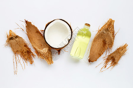 白底椰子油和图片