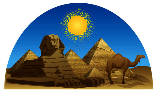 梅洛普斯环形egypt插画