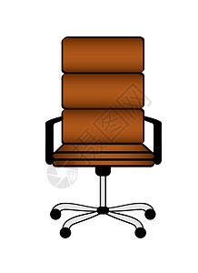 白空棕色办公椅商业雇用和征聘概念库存矢量图eps10图片