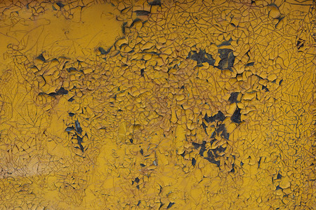 旧黄色黑漆背景覆盖艺术作品的粗体纹理模板高清图片