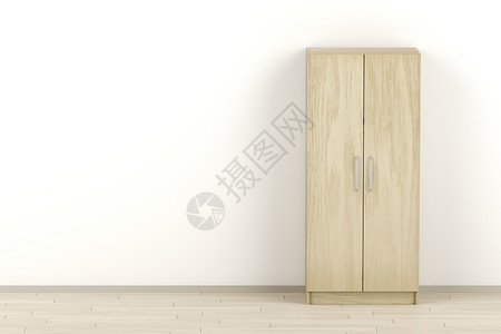 室内现代木制衣柜前部视图图片