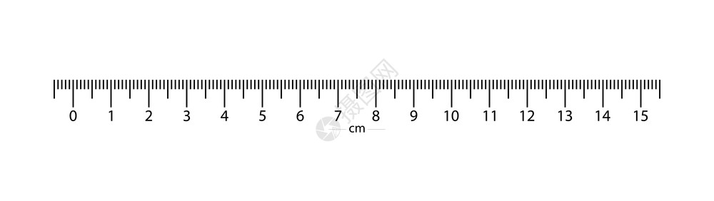 毫米2115cm的塑料尺设计图片