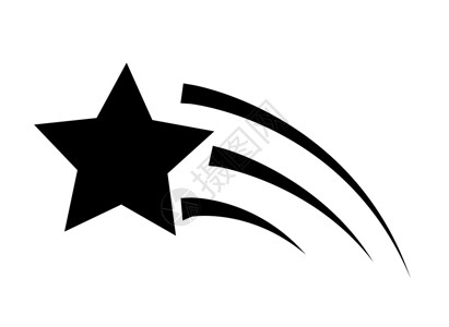 高处坠落标识白色背景的星象平板样式用于您网站设计标识应用程序u恒星符号标志的号符恒标志背景