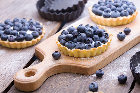 美味有用和丽的蓝莓薄饼图片