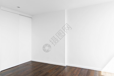 空白墙有木制地板抽象和建筑背景背景图片