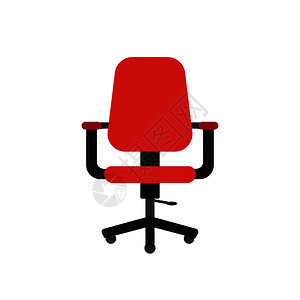 猎人座位红椅子插画